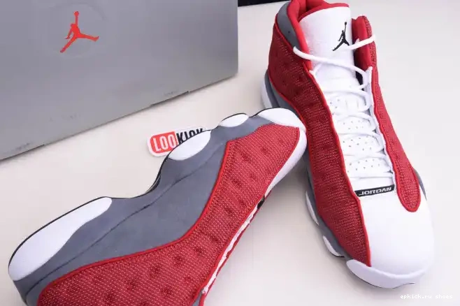 Cheap Air Flint Grey Red Gym Retro Jordan 414571-600 13 0531